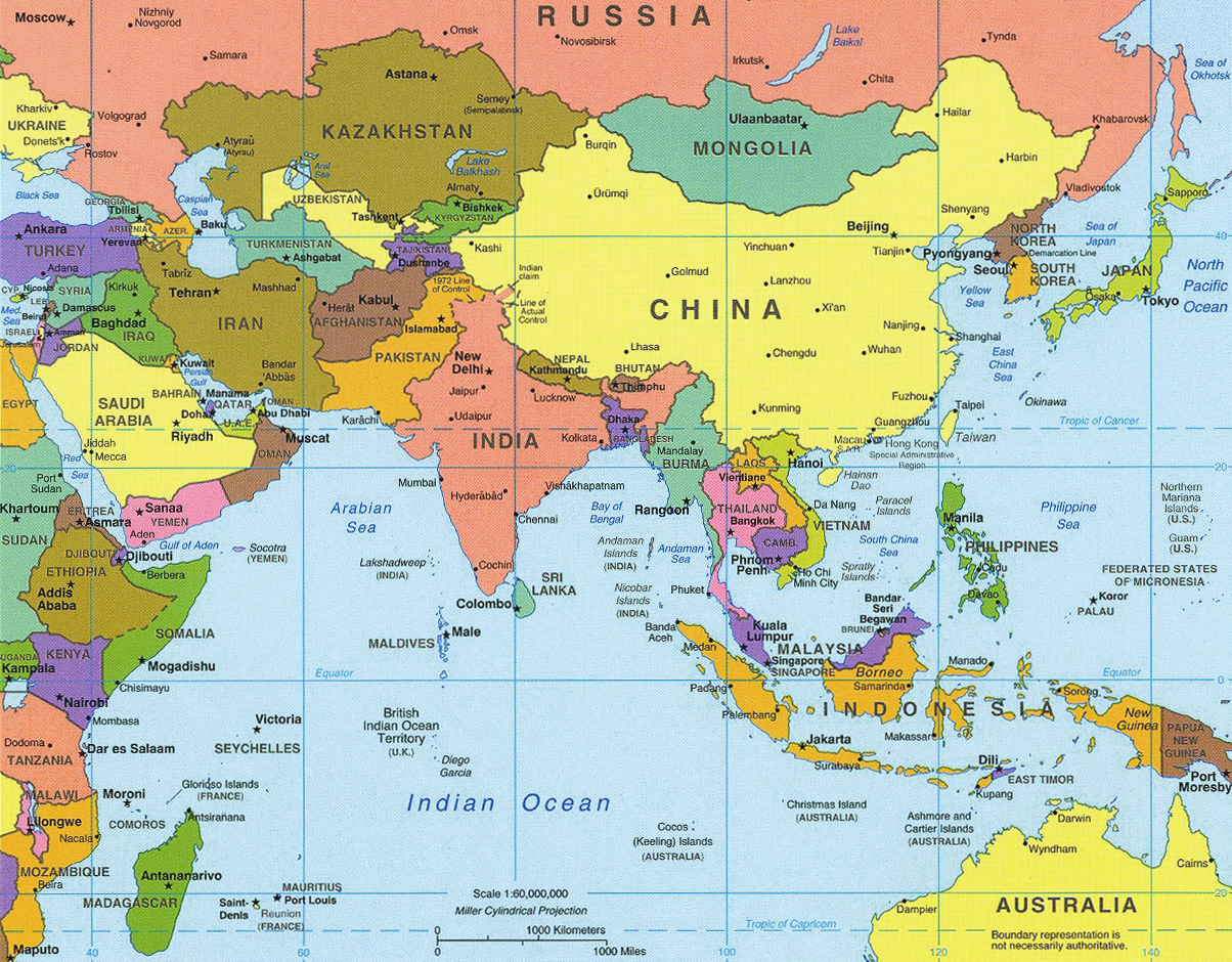 Map Asia