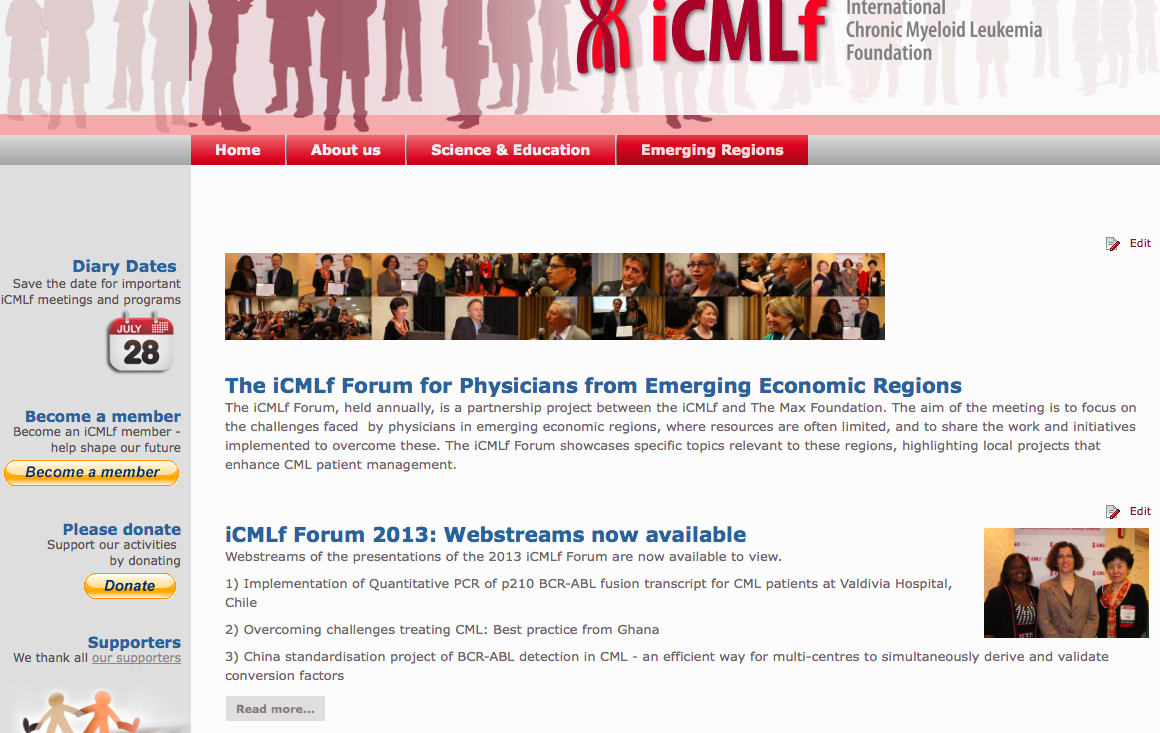 Screenshot Emerging Regions